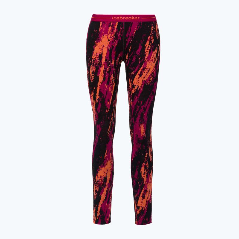 Pantaloni termici Icebreaker da donna 250 Vertex Sedimentary cherry/flash/black/j 6