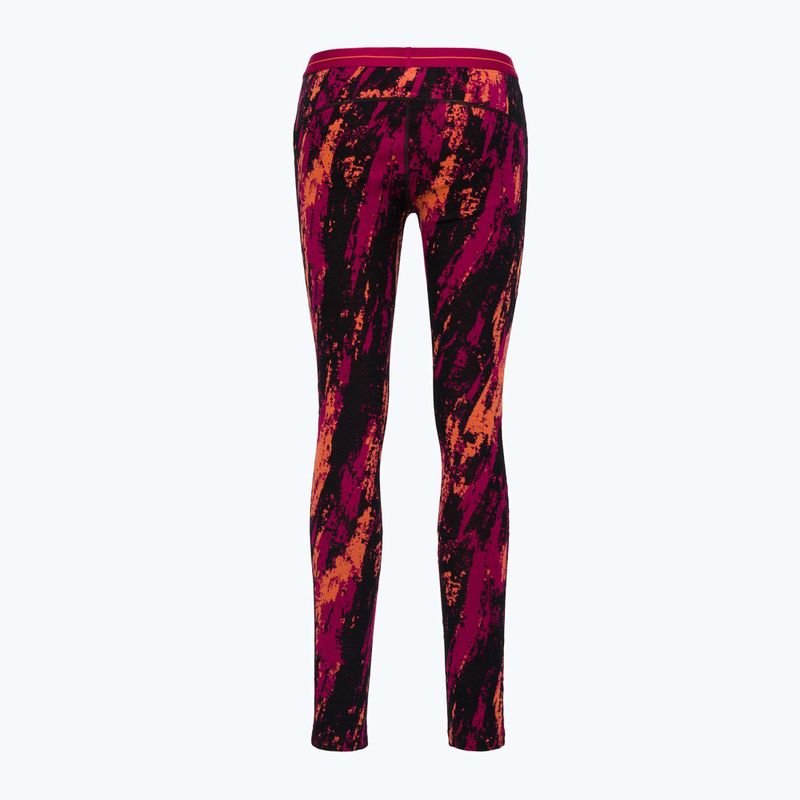 Pantaloni termici Icebreaker da donna 250 Vertex Sedimentary cherry/flash/black/j 7