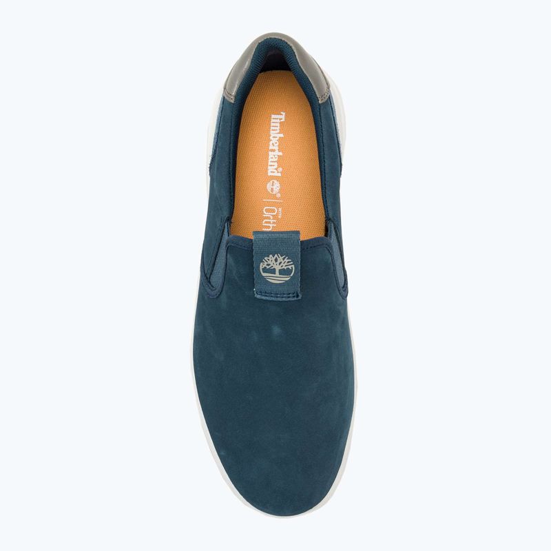Uomo Timberland Seneca Bay Slip On scarpe in denim scuro 5