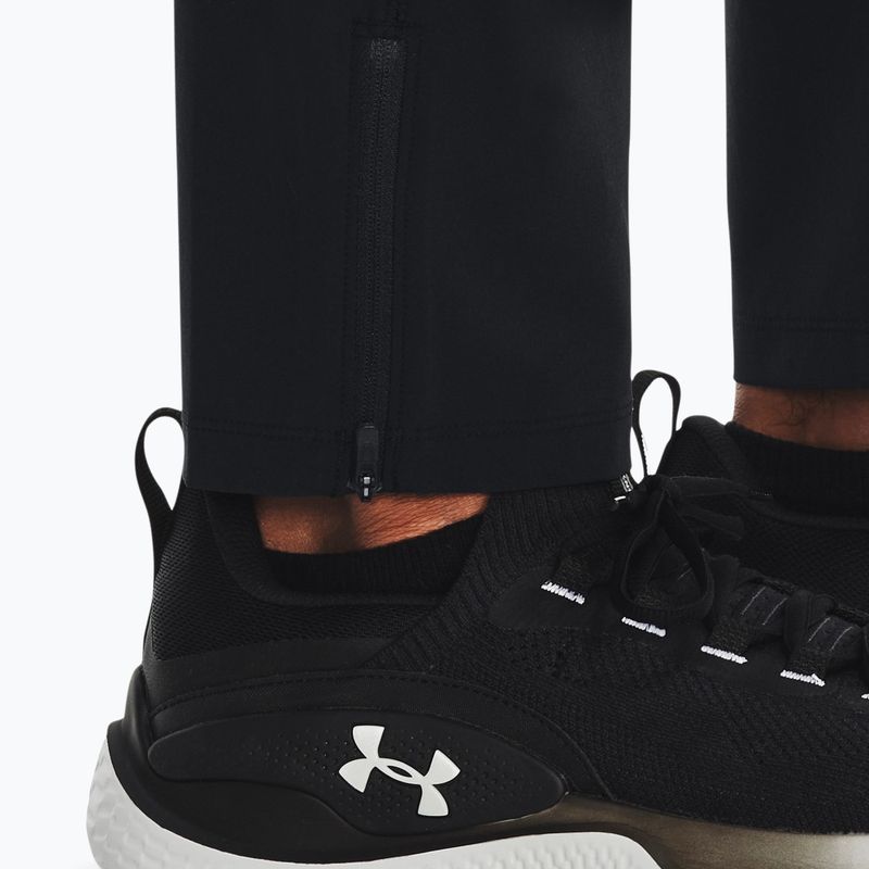 Pantaloni da corsa Under Armour Storm Run da uomo nero/nero/riflettente 4