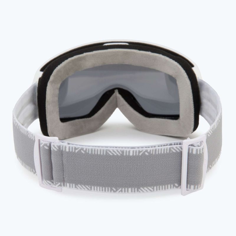 Occhiali da sci da donna Giro Moxie bianco e grigio chute/ cobalto/ giallo 4