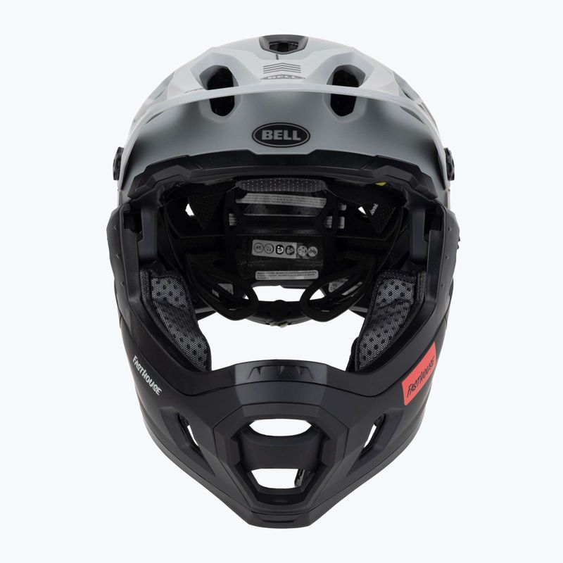 Casco da bici Bell FF Super DH MIPS Spherical grigio opaco/nero 2