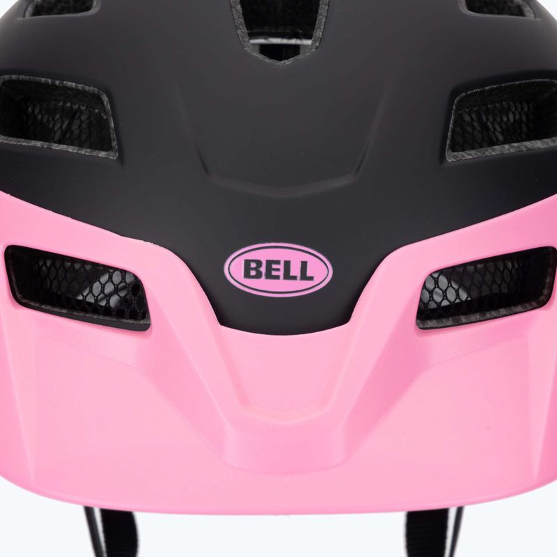 Casco da bici per bambini Bell Sidetrack Jr rosa opaco 7