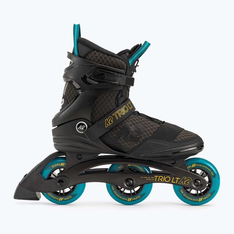 Pattini da uomo K2 Trio LT 100 nero/arancione 2
