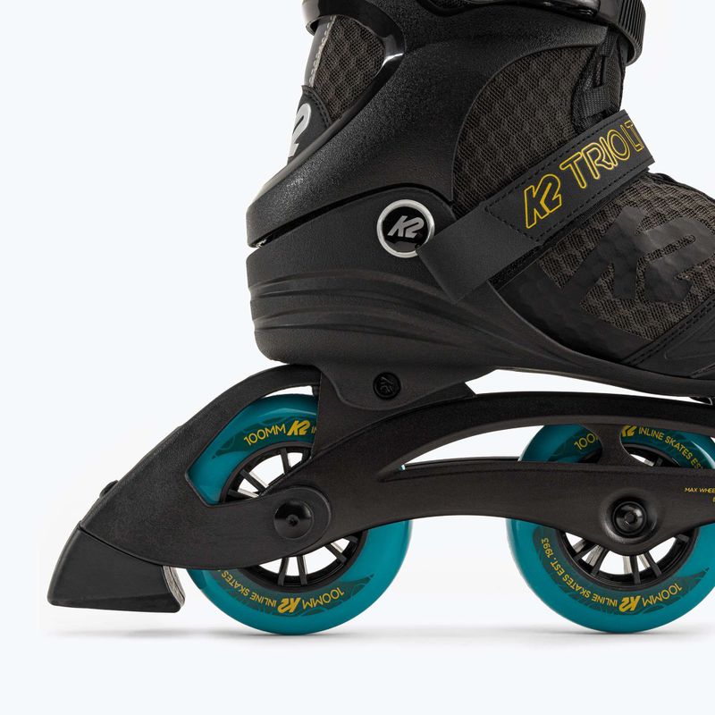 Pattini da uomo K2 Trio LT 100 nero/arancione 7