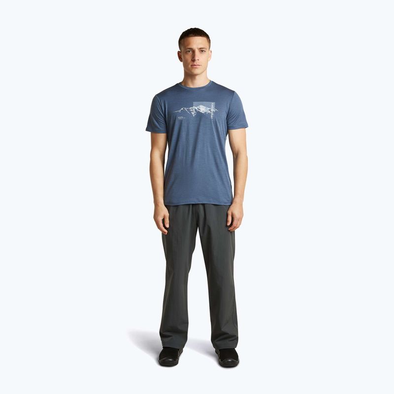 Maglia termica da uomo Icebreaker Merino 150 Tech Lite Pure Altitude Dawn 2
