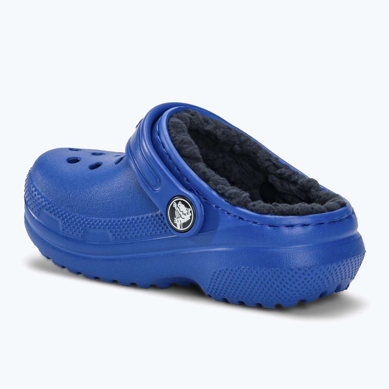 Infradito Crocs Classic foderato blu bolt per bambini 4