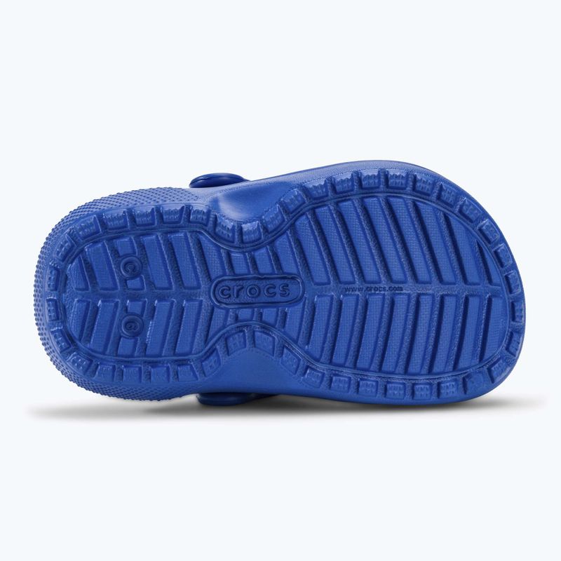 Infradito Crocs Classic foderato blu bolt per bambini 5