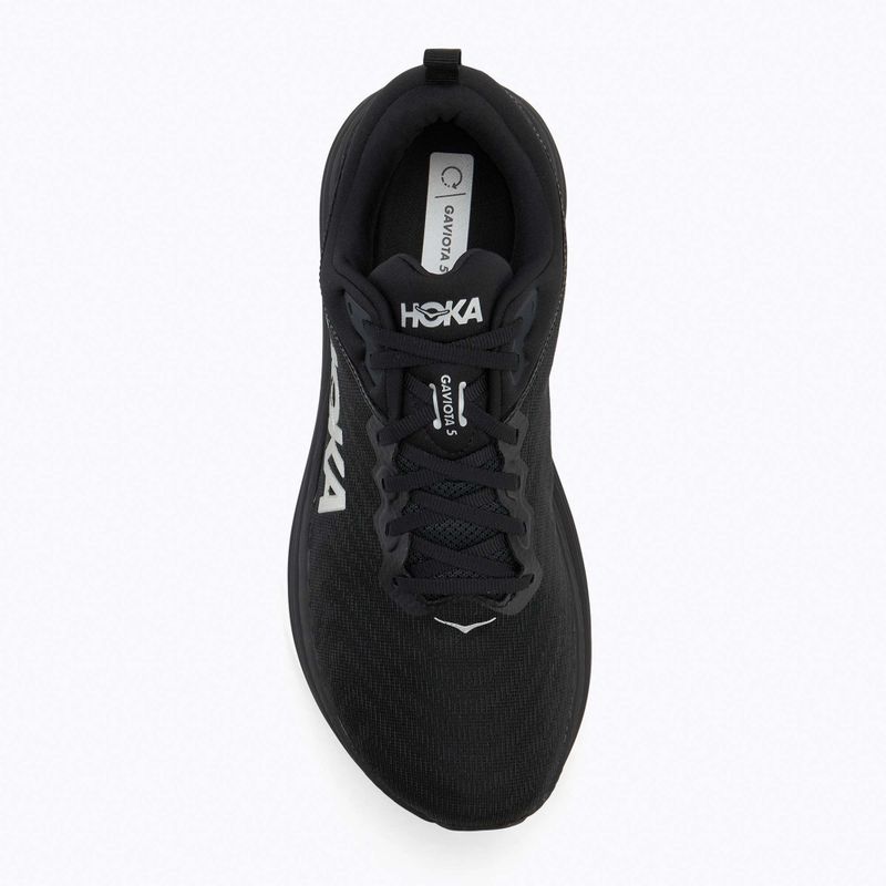 Scarpe da corsa da uomo HOKA Gaviota 5 nero/bianco 5