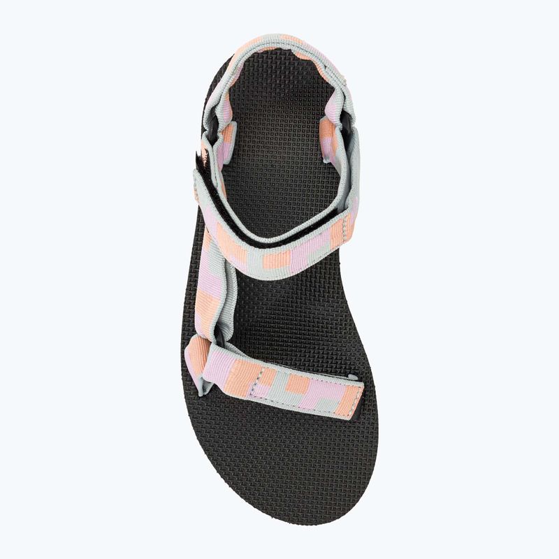 Sandali Teva Flatform Universal con forme retrò, blu pera, da donna 5