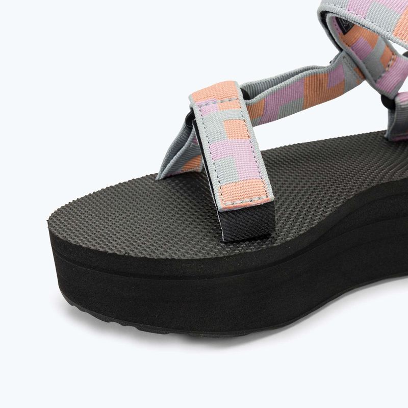 Sandali Teva Flatform Universal con forme retrò, blu pera, da donna 7