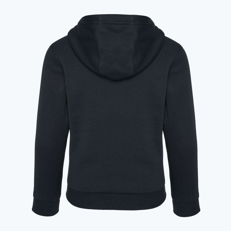 Felpa con cappuccio Nike Club Fleece da bambino, nero/bianco 9