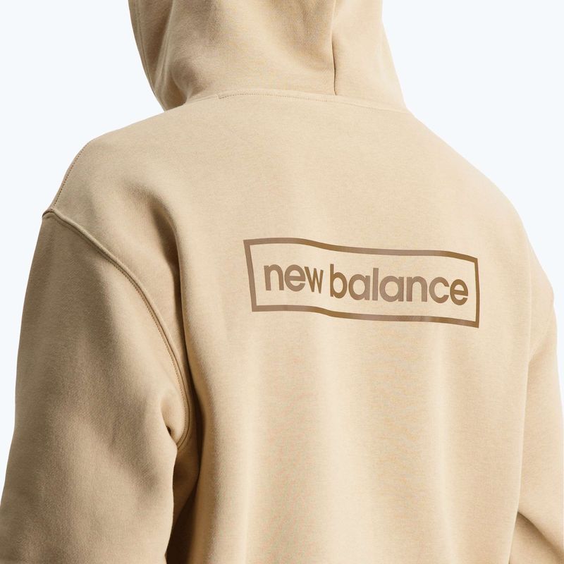 Felpa New Balance Essentials Winter Hoodie da uomo con cappuccio e incenso 5
