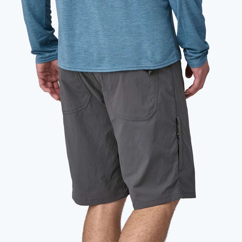 Pantaloncini da trekking da uomo Patagonia Quandary forge grey 4