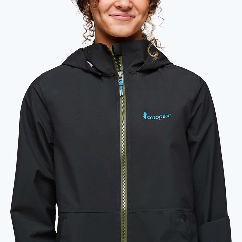 Cotopaxi Cielo Rain Trench nero giacca da pioggia da donna 5
