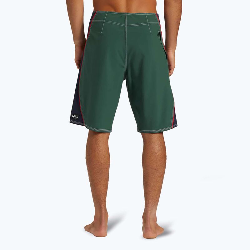 Pantaloncini da bagno Quiksilver Saturn Flight 20" Forest da uomo 3