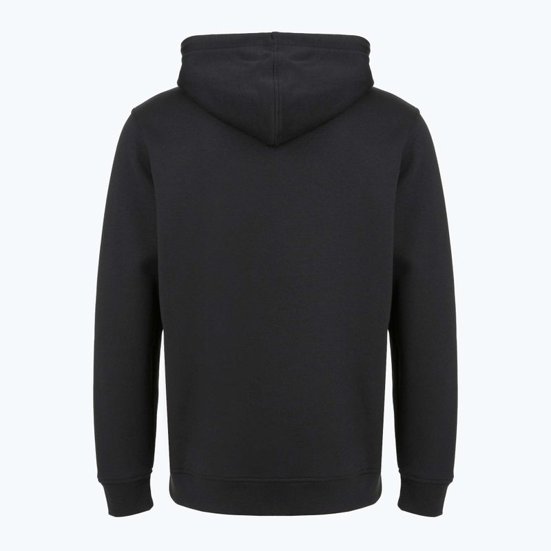 Felpa con cappuccio New Balance Core Brushed nera da uomo 4