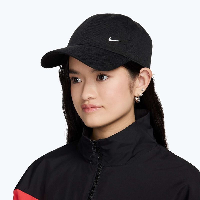 Cappellino con visiera Nike Club Unstructured black/sail 5