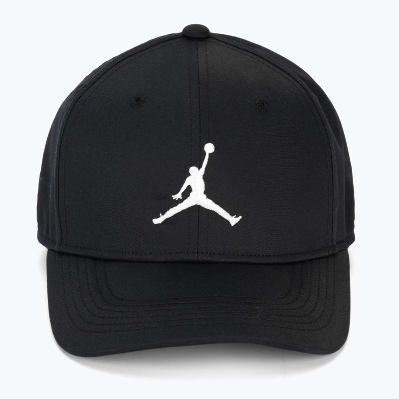 Cappellino con visiera Jordan Rise Structured Curved-Bill nero/bianco 2