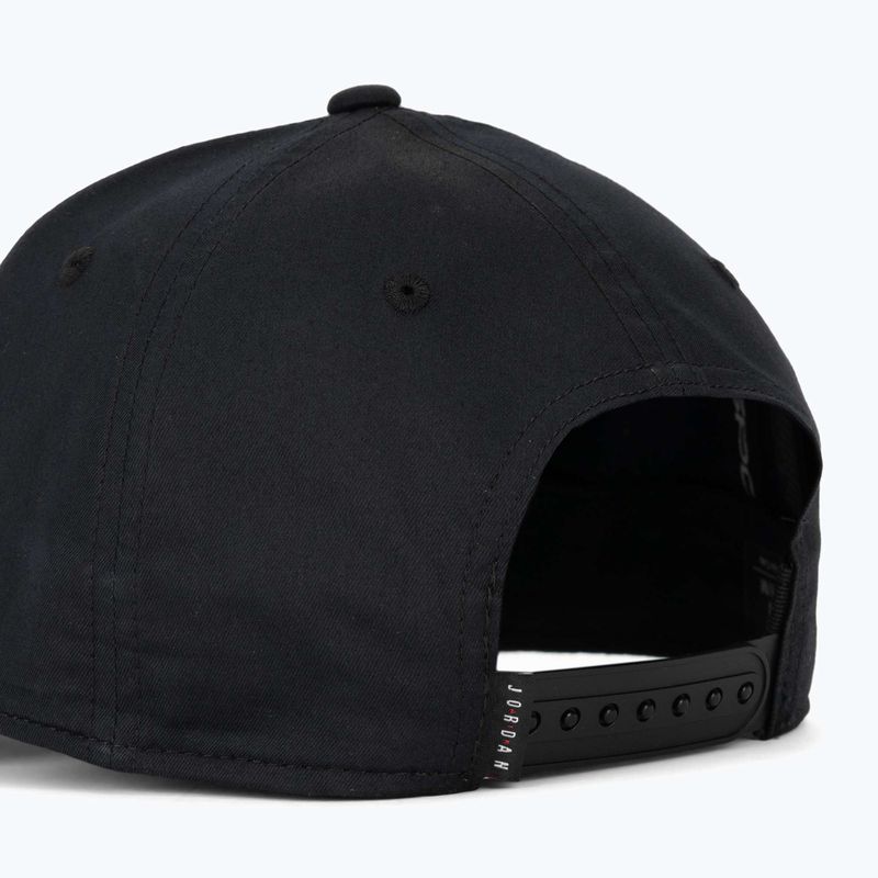 Cappellino con visiera Jordan Rise Structured Curved-Bill nero/bianco 4