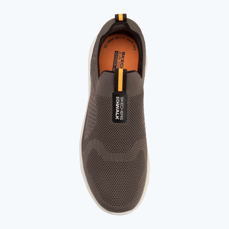 Scarpe da uomo SKECHERS Go Walk Flex Peerless marrone 5