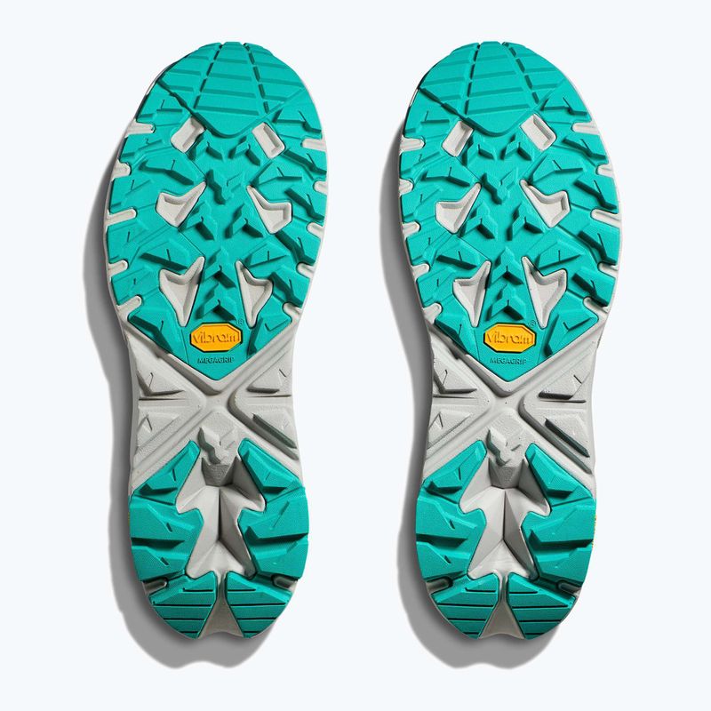 Scarpe da trekking da uomo HOKA Trail Code GTX grigio galattico/acqua elettrica 13