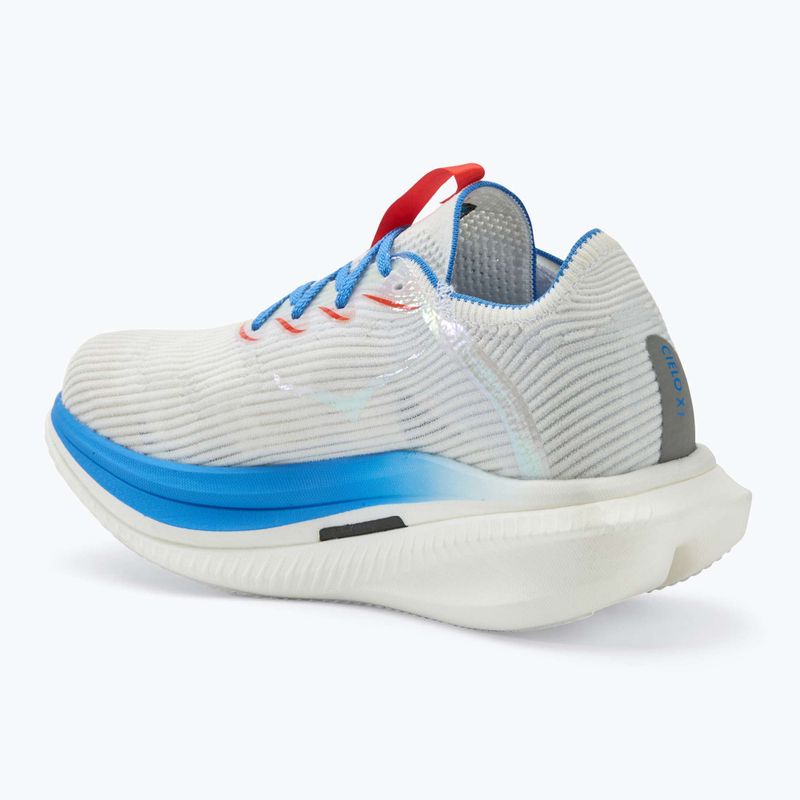 Scarpe da corsa HOKA Cielo X1 bianco/blu virtuale 3