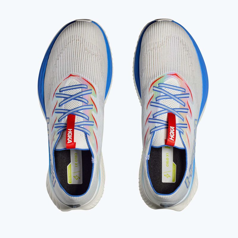 Scarpe da corsa HOKA Cielo X1 bianco/blu virtuale 15