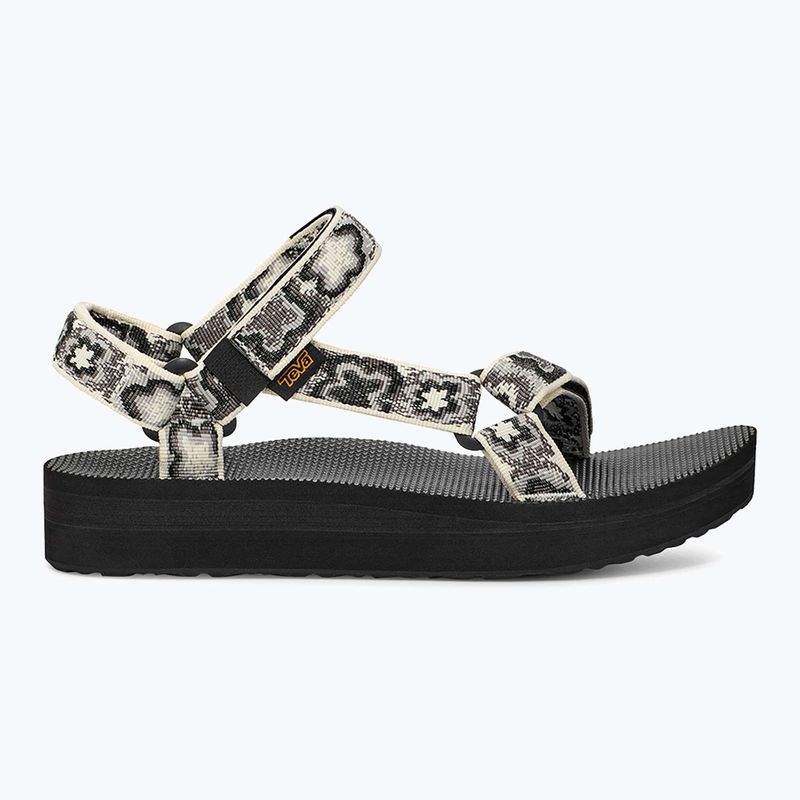Teva Midform Universal sandali da donna neon floreale nero / bianco 8