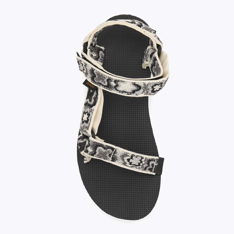 Teva Midform Universal sandali da donna neon floreale nero / bianco 5