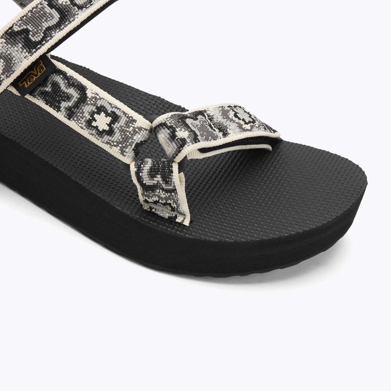 Teva Midform Universal sandali da donna neon floreale nero / bianco 7