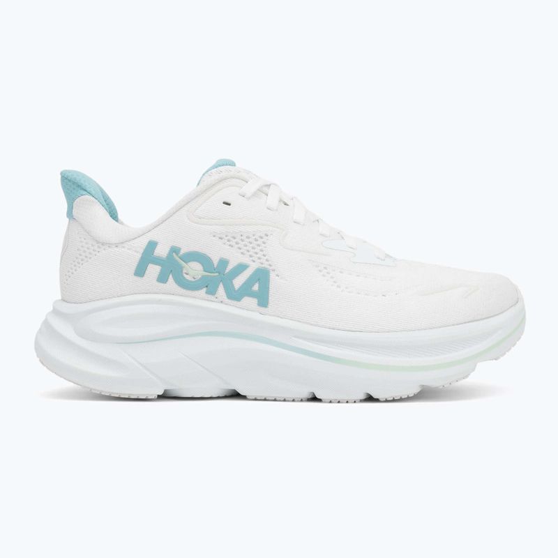 Scarpe da corsa da donna HOKA Clifton 10 bianco/cielo blu 2