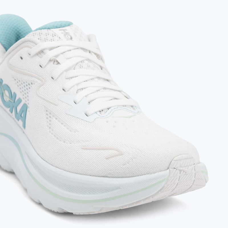 Scarpe da corsa da donna HOKA Clifton 10 bianco/cielo blu 7