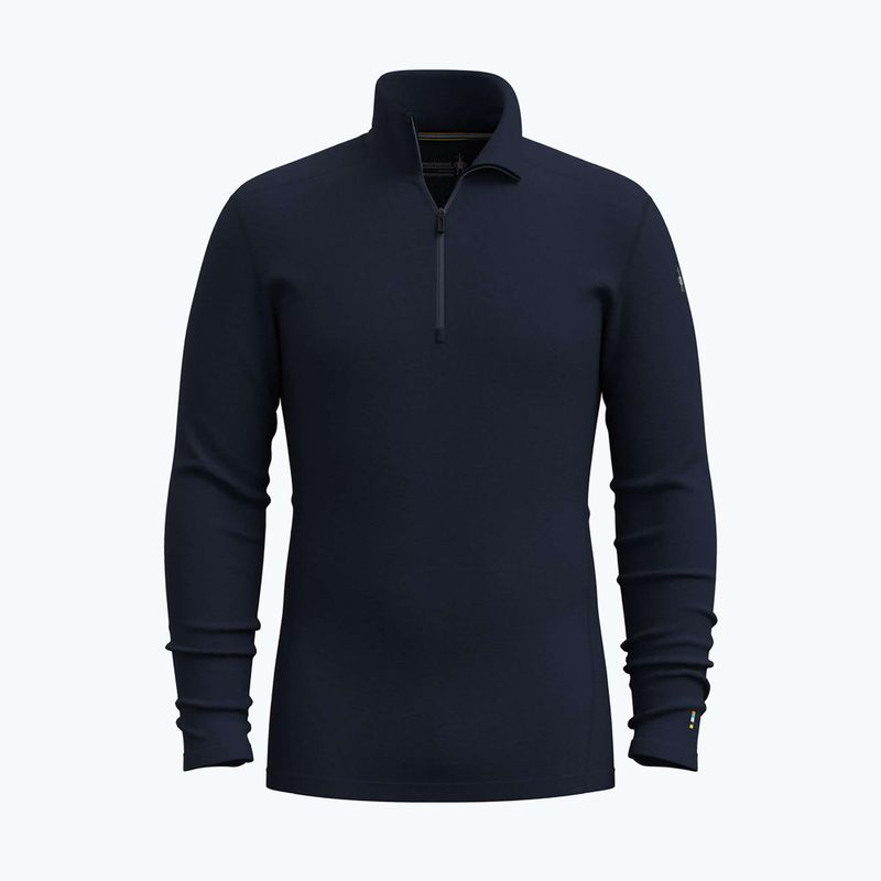 Felpa termica da uomo Smartwool Classic Thermal Merino Base Layer 1/4 Zip Boxed deep navy 4