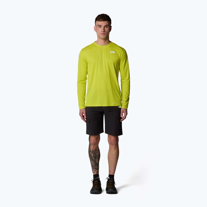 Pantaloncini da trekking The North Face Exploration da uomo, nero tnf 2