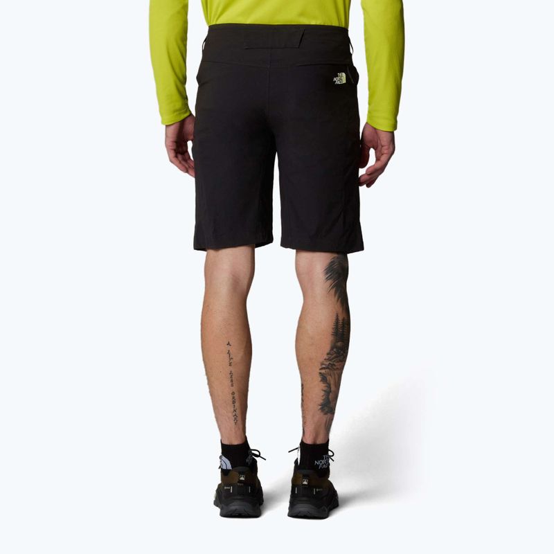 Pantaloncini da trekking The North Face Exploration da uomo, nero tnf 3