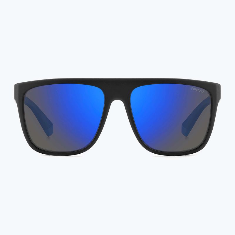 Occhiali da sole Polaroid PLD 2162/S nero opaco blu/specchio blu polarizzati da uomo 3