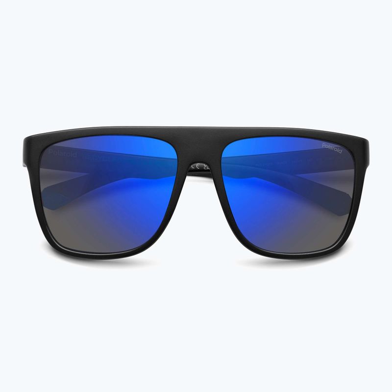 Occhiali da sole Polaroid PLD 2162/S nero opaco blu/specchio blu polarizzati da uomo 4