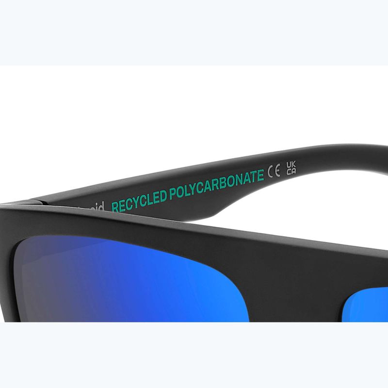 Occhiali da sole Polaroid PLD 2162/S nero opaco blu/specchio blu polarizzati da uomo 6