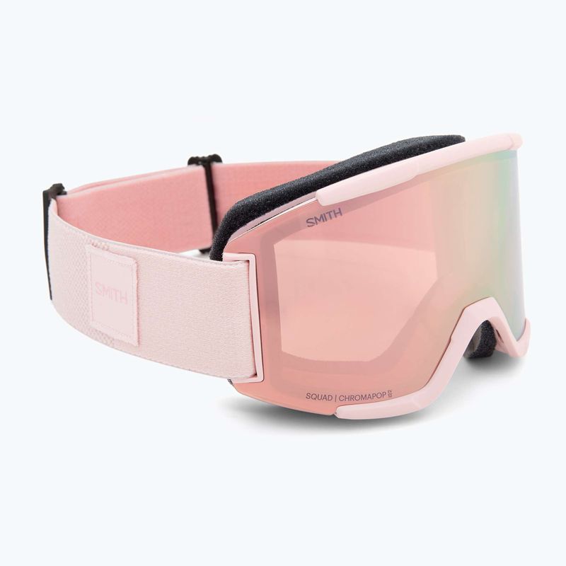 Maschere da sci Smith Squad carnation/chrp everyday rose gold mirror/clear 2