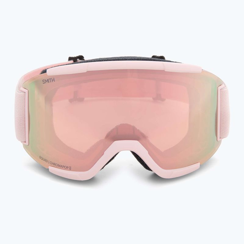 Maschere da sci Smith Squad carnation/chrp everyday rose gold mirror/clear 3