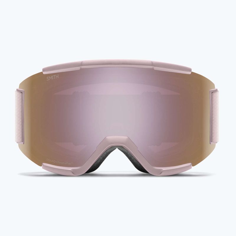 Maschere da sci Smith Squad carnation/chrp everyday rose gold mirror/clear 7