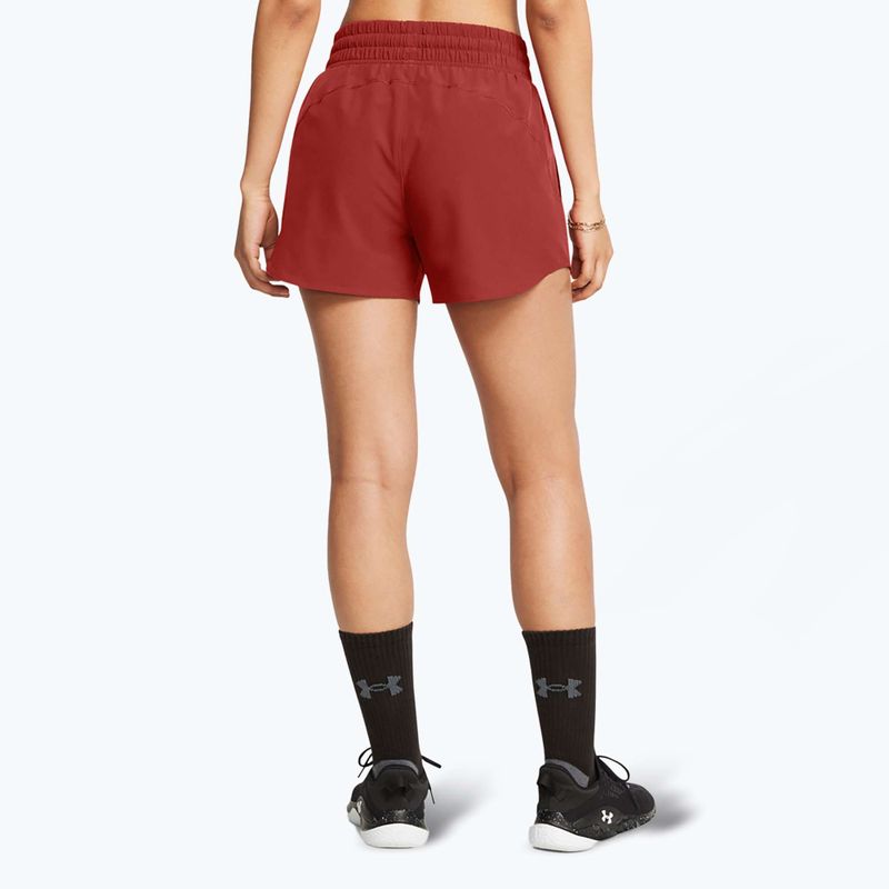 Pantaloncini Under Armour Vanish 3in arancione terra/arancione terra da donna 3