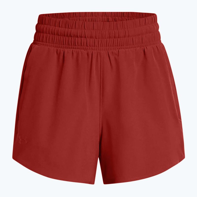 Pantaloncini Under Armour Vanish 3in arancione terra/arancione terra da donna 5