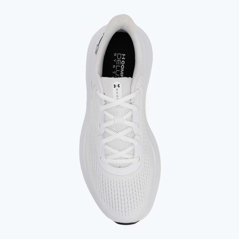 Under Armour Charged Rogue 5 scarpe da corsa da uomo bianco/bianco/nero 5