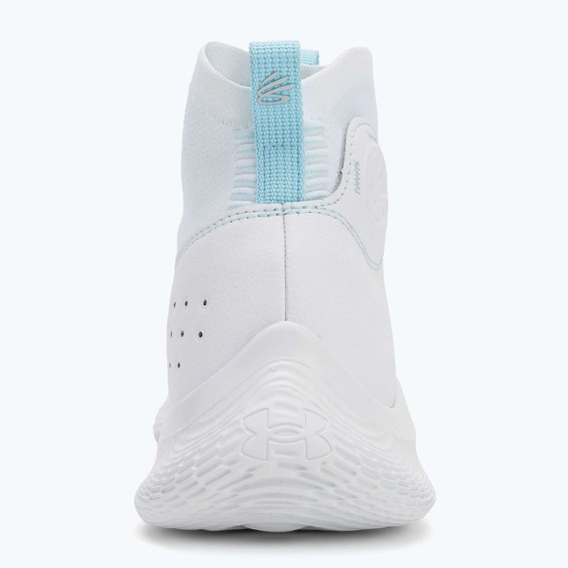 Under Armour CURRY 4 FLOTRO scarpe da basket bianco/stream/argento metallico 6
