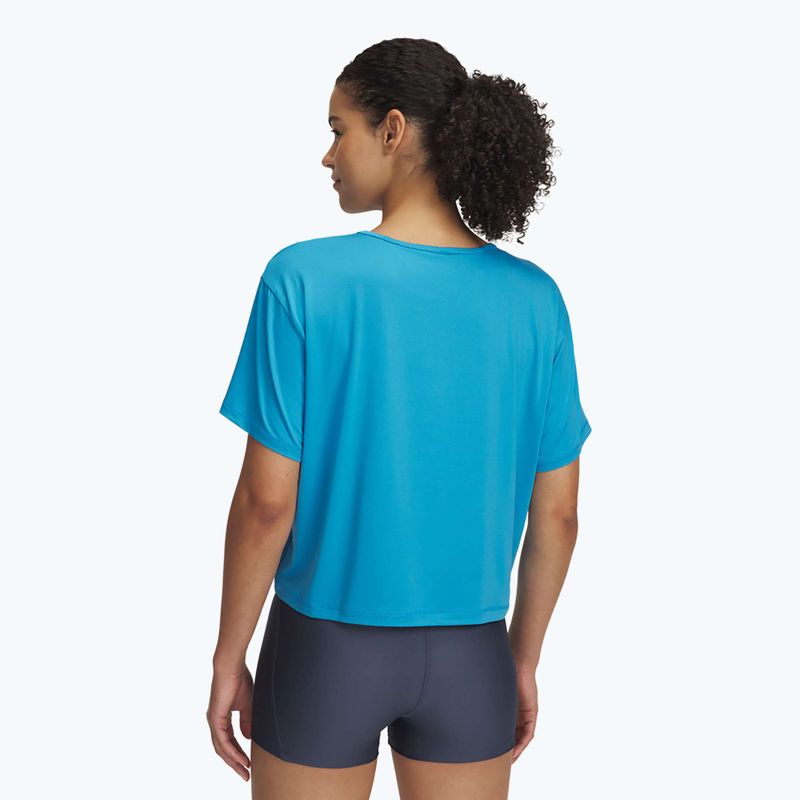 Maglietta da allenamento Under Armour Motion donna blu etere/bianco 2