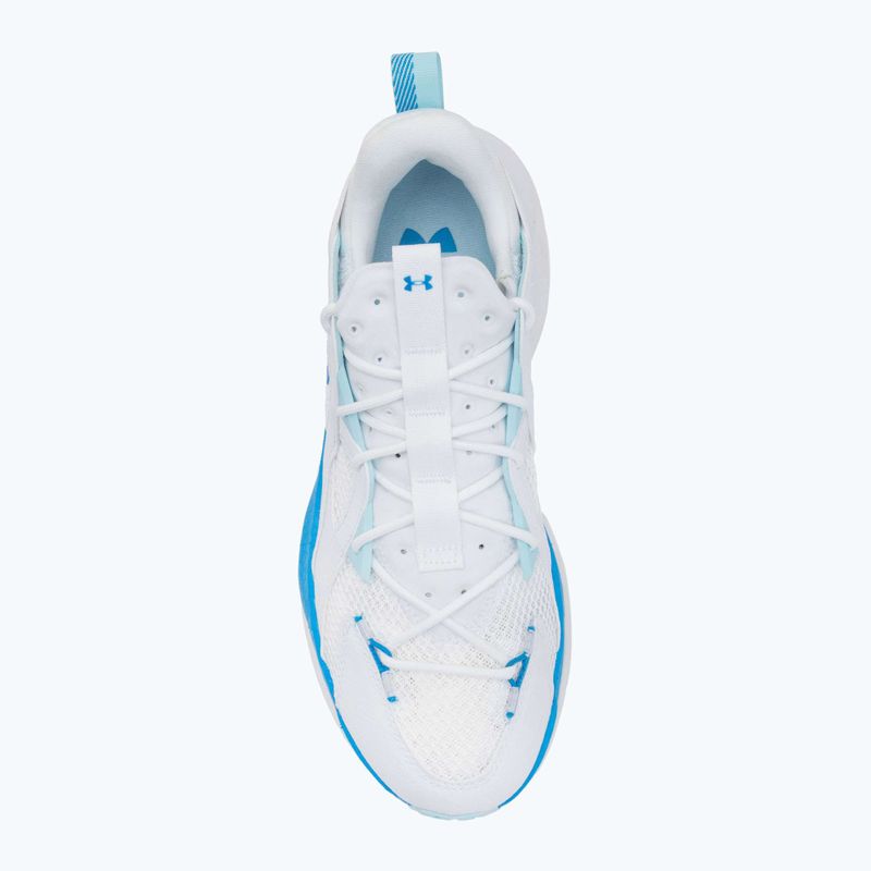 Scarpe Under Armour Infinite MVMNT SE bianco/stream/blu elettrico 5
