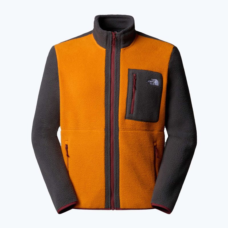 Felpa The North Face Yumiori Full Zip uomo arancio agata/grigio asfalto 5