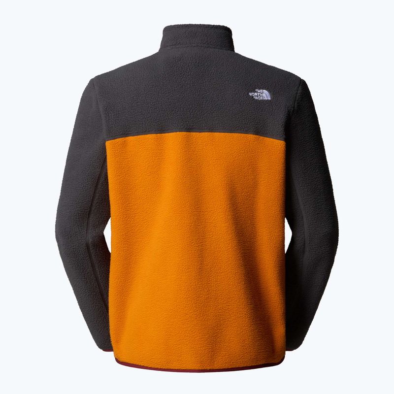 Felpa The North Face Yumiori Full Zip uomo arancio agata/grigio asfalto 6